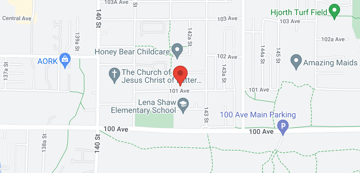 map of 14235 101 AVENUE